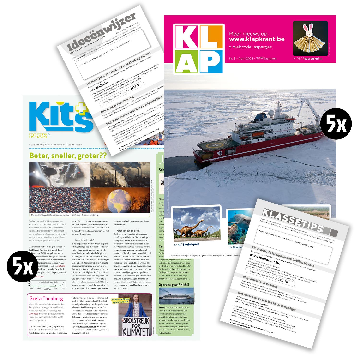 KVAKKM005 Kits + Klap Combipakket 2025-2026