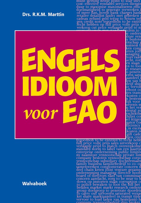WEBEID001 Engels idioom voor EAO, leerboek