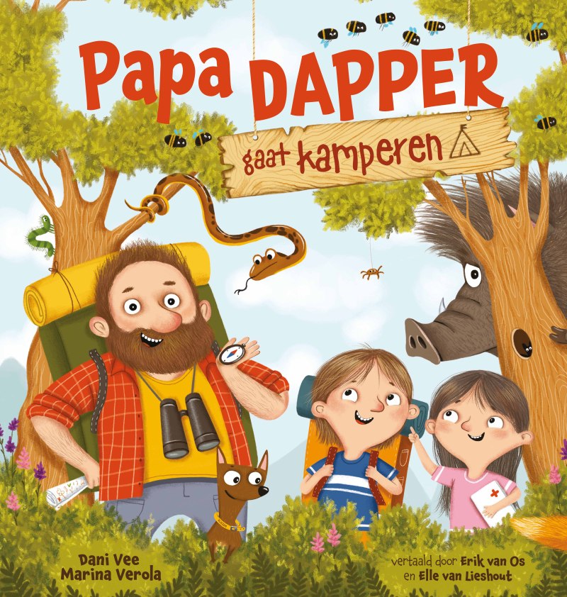 KNBPAP002 Papa Dapper gaat kamperen