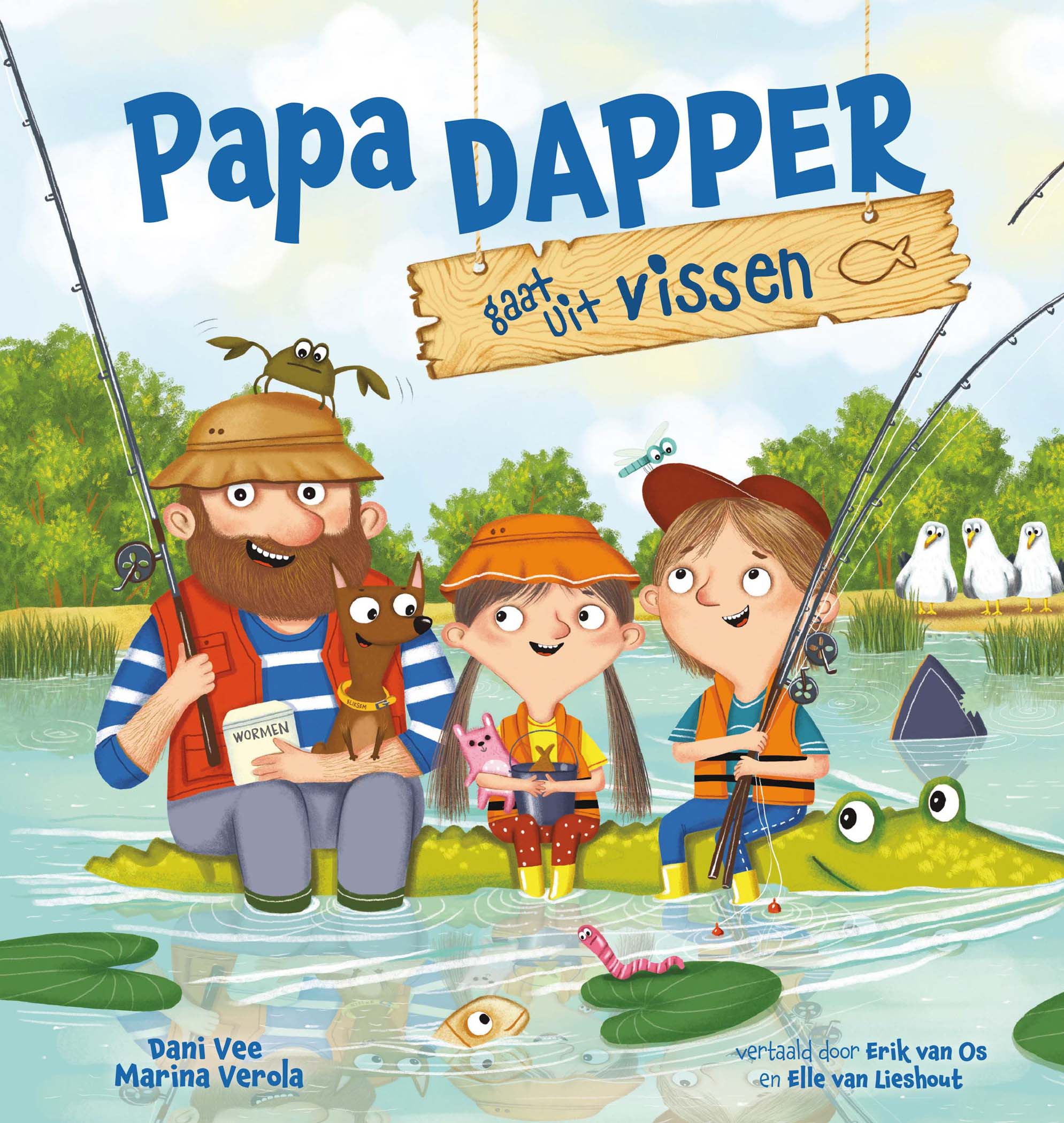 KNBPAP001 Papa Dapper gaat uit vissen